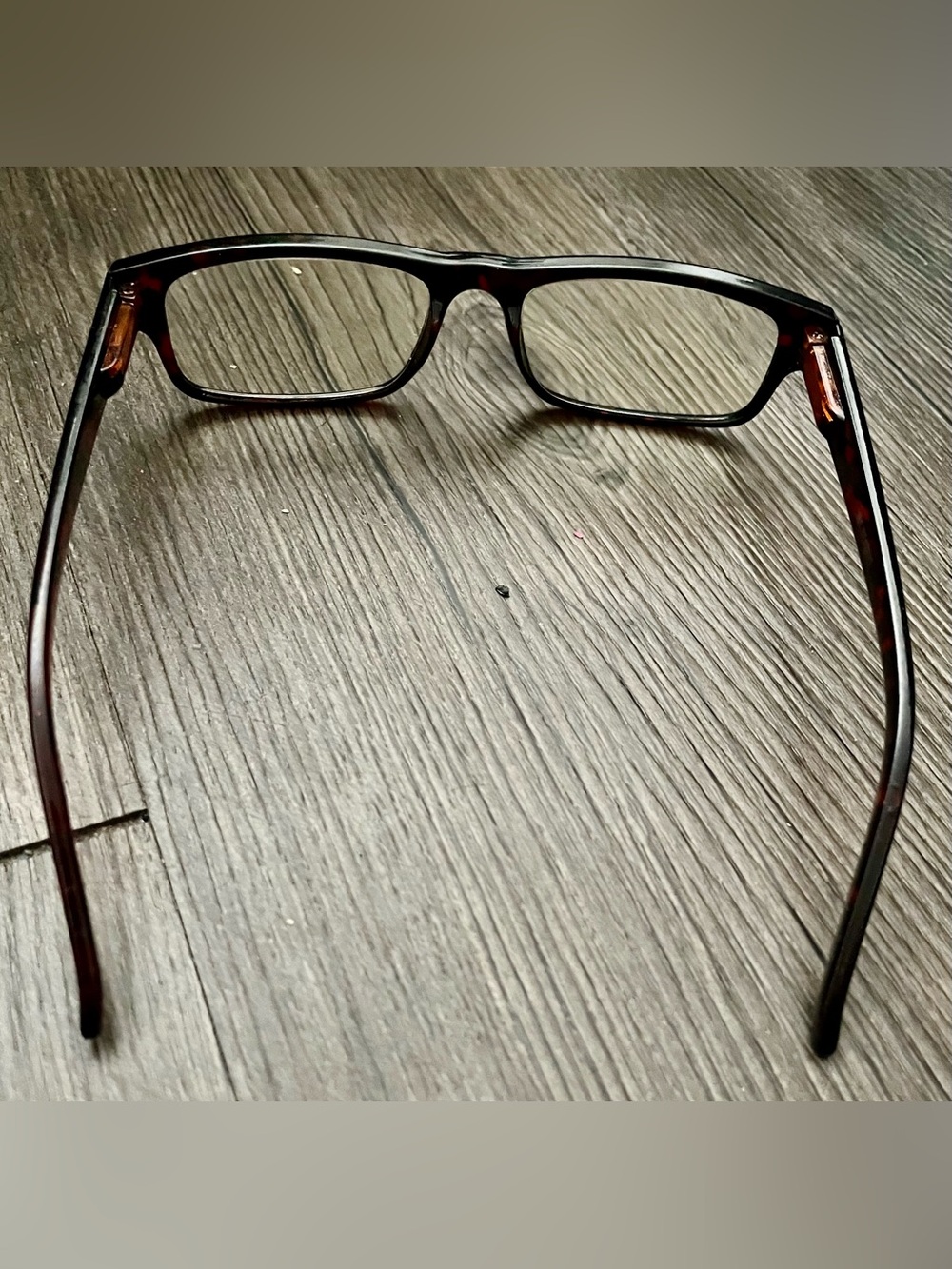 📚 Men's Rectangular Tortoiseshell Frame Reading Glasses 📚 - Picture 5 of 6